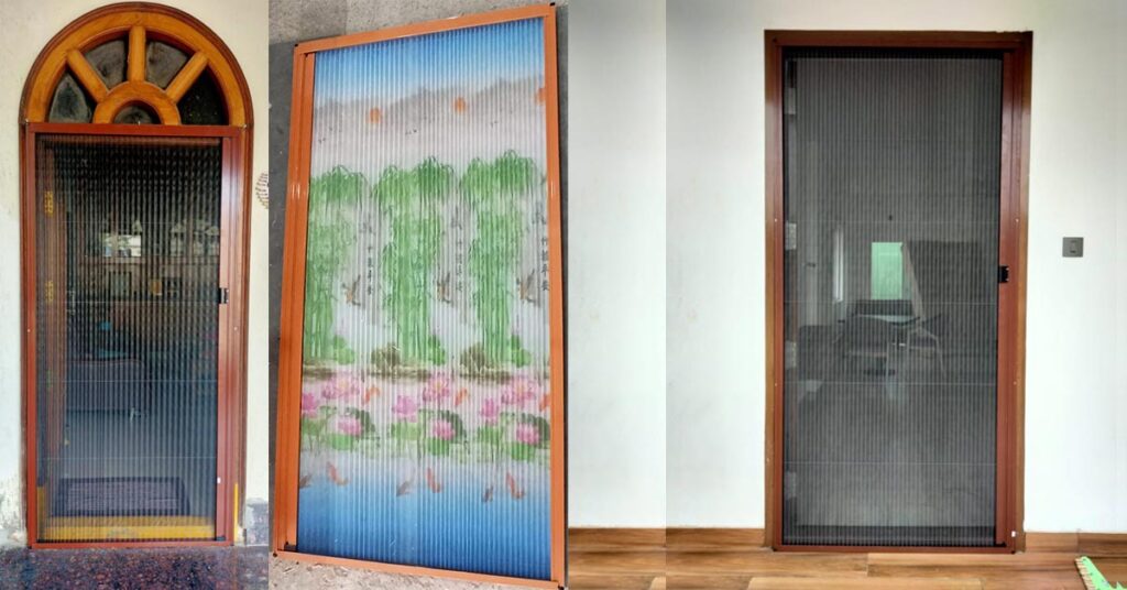 Mosquito mesh for doors and windows